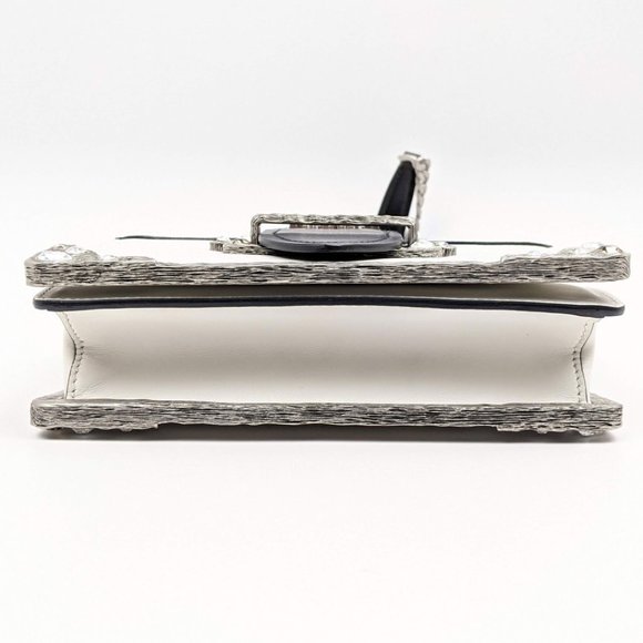 SOLD Prada Crystal Embellished White Crossbody - Picture 3 of 9